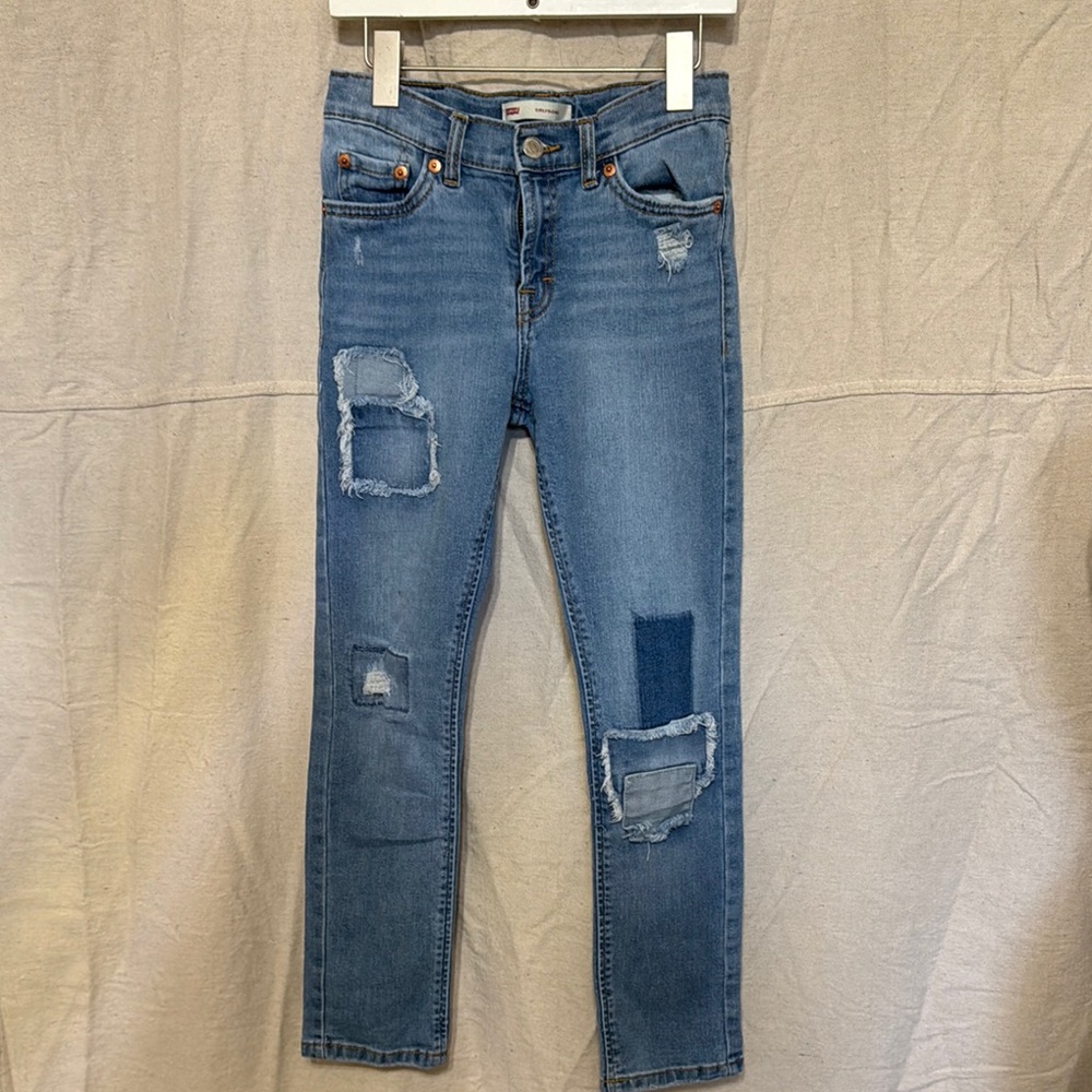 2/$25 Levi's Kids Blue Distressed Jeans